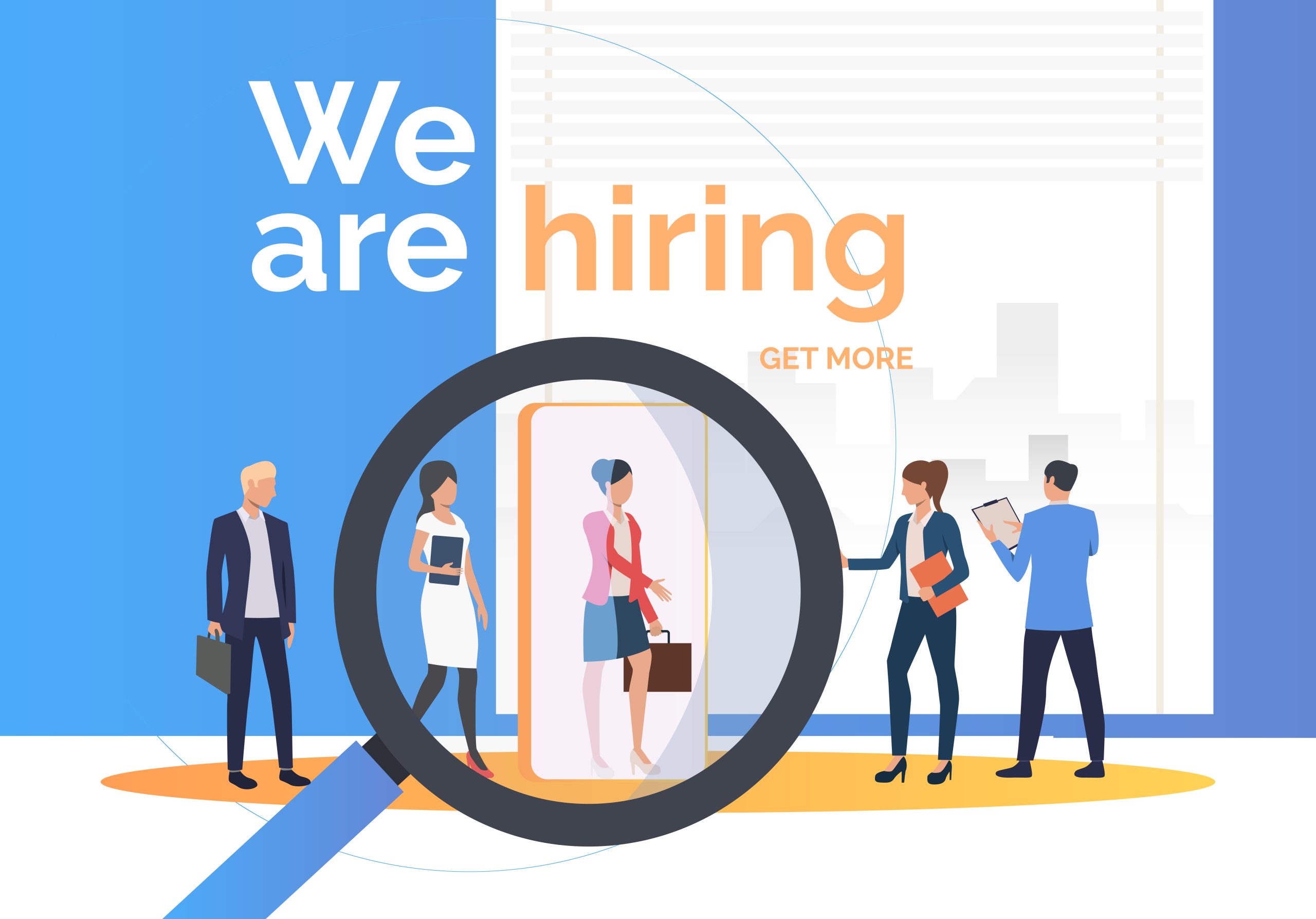 employment agency searching for job candidates